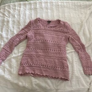 Dana Buchman Dusty Pink Sweater with matching camisole Size S